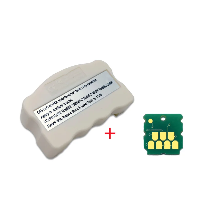 C9345 Maintenance Tank Chip Resetter And Chip For Epson Printer ET-5800 16600 L15150 15160 WF7820 ST-C8000 L8168 L8188
C9345 Maintenance Tank Chip Resetter And Chip For Epson Printer ET-5800 16600 L15150 15160 WF7820 ST-C8000 L8168 L8188
