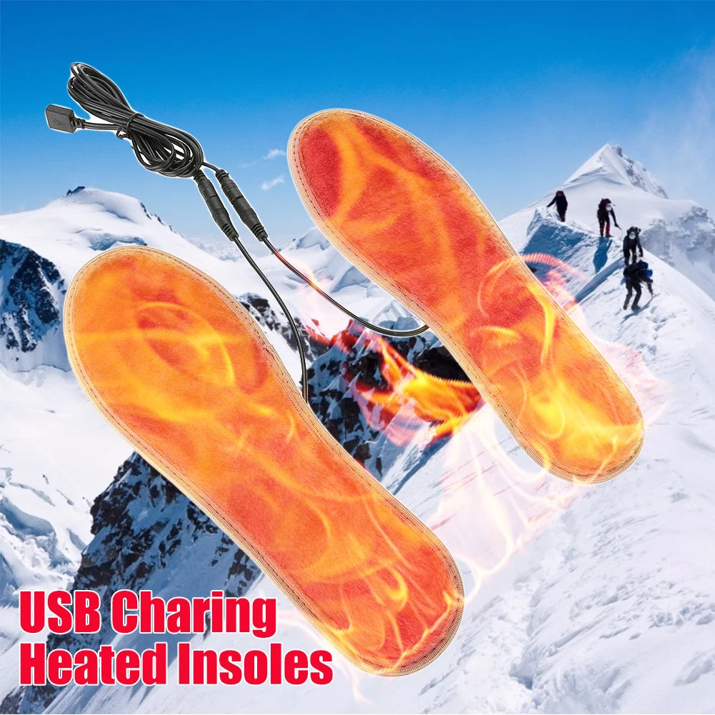 1 Pair USB Heated Shoe Insoles Foot Warming Pad Feet Warmer Sock Pad Mat Winter Outdoor Sports Heating Insoles Winter Warm Soles
1 Pair USB Heated Shoe Insoles Foot Warming Pad Feet Warmer Sock Pad Mat Winter Outdoor Sports Heating Insoles Winter Warm Soles