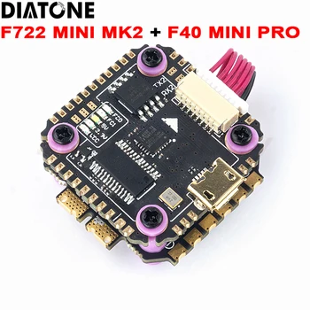 Diatone MAMBA F722 MINI MK2 F7 Flight Controller and F40 MINI PRO 40A ESC 3~6S Lipo MPU6000 BLHELI-3 STACK for RC FPV Drones
Diatone MAMBA F722 MINI MK2 F7 Flight Controller and F40 MINI PRO 40A ESC 3~6S Lipo MPU6000 BLHELI-3 STACK for RC FPV Drones