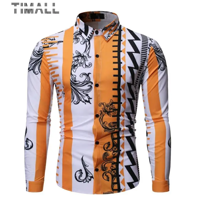 TIMALLNew Fashion Geometric Contrast Style Design, Casual Color Matching Lapel Men's Long Sleeve Flower Camisa Masculina Shirt
TIMALLNew Fashion Geometric Contrast Style Design, Casual Color Matching Lapel Men's Long Sleeve Flower Camisa Masculina Shirt