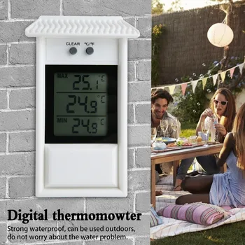 Waterproof Garden Thermometer Outdoor Window Refrigerator Greenhouse Thermometer Hook Hole -20 ~ 50c C / F Switch #30
Waterproof Garden Thermometer Outdoor Window Refrigerator Greenhouse Thermometer Hook Hole -20 ~ 50c C / F Switch #30