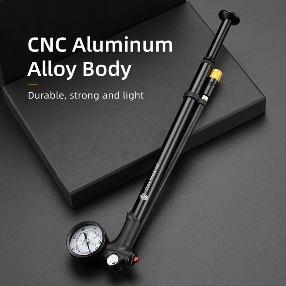 Велосипедный пневматический насос высокого давления, 300 фунтов на квадратный дюйм, с манометром для вилки и задней подвески, амортизатор для горного велосипеда 
Велосипедный пневматический насос высокого давления, 300 фунтов на квадратный дюйм, с манометром для вилки и задней подвески, амортизатор для горного велосипеда