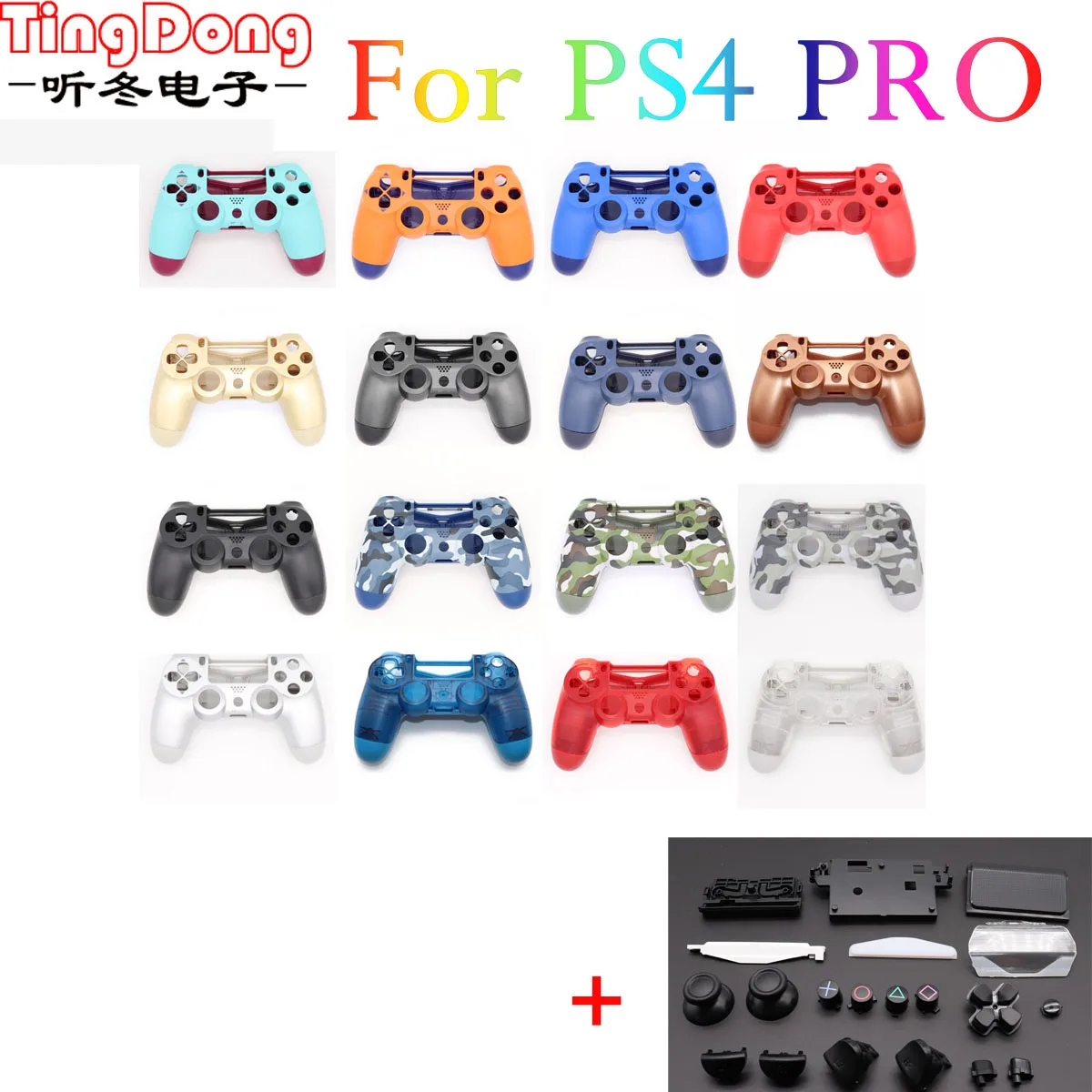 PS4 Pro 4.0 Controller Case Front Back Hard Upper Housing Shell Cover For Playstation 4 Pro V2 Dualshock 4 Pro JDS 040 JDM-040
PS4 Pro 4.0 Controller Case Front Back Hard Upper Housing Shell Cover For Playstation 4 Pro V2 Dualshock 4 Pro JDS 040 JDM-040