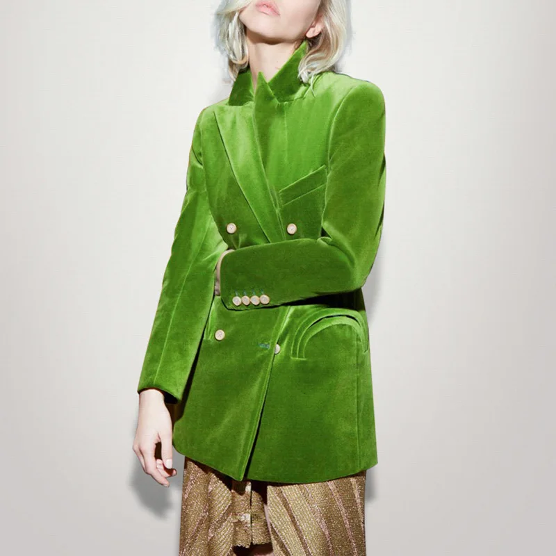 Fruit green flannel women's jacket 2020 spring new suit collar long sleeve temperament curved pocket small suit women
Fruit green flannel women's jacket 2020 spring new suit collar long sleeve temperament curved pocket small suit women