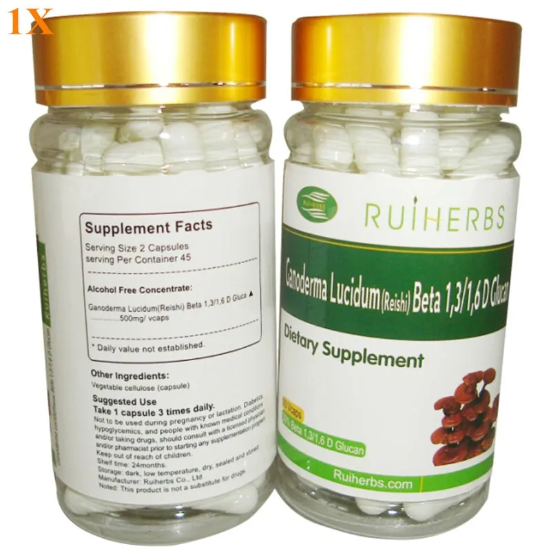 Reishi Mushroom Extract 30% Beta Glucan Powder Ganoderma Lucidum Extract (1Bottle=90pcs) free shipping
Reishi Mushroom Extract 30% Beta Glucan Powder Ganoderma Lucidum Extract (1Bottle=90pcs) free shipping