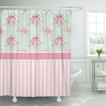 Colorful Cute Shabby Chic Roses and Polka Dots Shower Curtain Waterproof Polyester Fabric 72 x 78 Inches with Hooks
Colorful Cute Shabby Chic Roses and Polka Dots Shower Curtain Waterproof Polyester Fabric 72 x 78 Inches with Hooks
