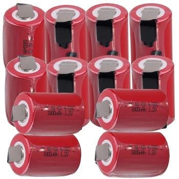 12 pcs 4/5SC battery 1.2V SUBC batteries rechargeable high drain 1800mah with tabscolor random color random
12 pcs 4/5SC battery 1.2V SUBC batteries rechargeable high drain 1800mah with tabscolor random color random
