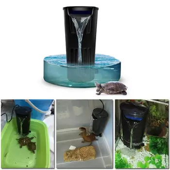 Aquarium Turtle Filter Pump Low Water Level Turtle Tank Built-In Filter with Suction Cup Silent Fish Tank Water Filter 20E
Aquarium Turtle Filter Pump Low Water Level Turtle Tank Built-In Filter with Suction Cup Silent Fish Tank Water Filter 20E