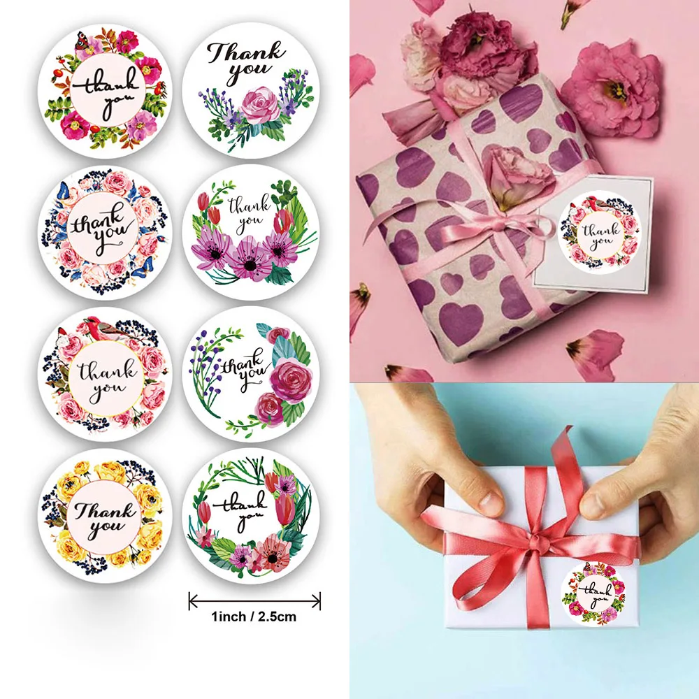 500Pcs/roll 1 Inch Floral Thank You Sticker for Party Envelope Gift Baking Packaging Sealing Label Decoration Stationery Sticker
500Pcs/roll 1 Inch Floral Thank You Sticker for Party Envelope Gift Baking Packaging Sealing Label Decoration Stationery Sticker