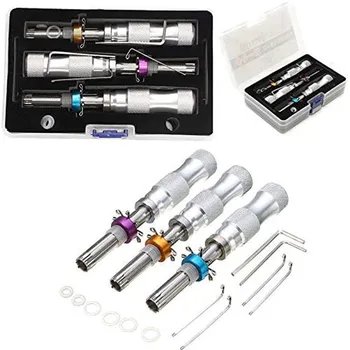 Adjustable Tubular Safe Box Tools 3Pcs In 1Longer 7Pins 7.00MM 7.5MM 7.8MM Lock Complete Repair Kit
Adjustable Tubular Safe Box Tools 3Pcs In 1Longer 7Pins 7.00MM 7.5MM 7.8MM Lock Complete Repair Kit