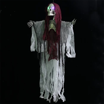 Electric Horror Halloween Decoration Scary Skull Prop Bar Haunted House Creepy Halloween Arrangement Halloween Hanging Ghost
Electric Horror Halloween Decoration Scary Skull Prop Bar Haunted House Creepy Halloween Arrangement Halloween Hanging Ghost