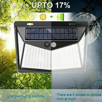 208 LED Solar Induction Light 3 Modes Outdoor Solar Sunlight Solar Lamp Powered Wall Light Waterproof Q7I1 
208 LED Solar Induction Light 3 Modes Outdoor Solar Sunlight Solar Lamp Powered Wall Light Waterproof Q7I1