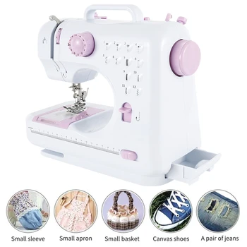 Electric Portable Sewing Machine Multifunction Household Mini Sewing Machine 12 Stitches Tread Automatic Sewing Device Home Tool
Electric Portable Sewing Machine Multifunction Household Mini Sewing Machine 12 Stitches Tread Automatic Sewing Device Home Tool