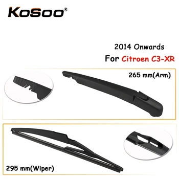 KOSOO Auto Rear Car Wiper Blade For Citroen C3-XR,295mm 2014 Onwards Rear Window Windshield Wiper Blades Arm,Car Accessories
KOSOO Auto Rear Car Wiper Blade For Citroen C3-XR,295mm 2014 Onwards Rear Window Windshield Wiper Blades Arm,Car Accessories