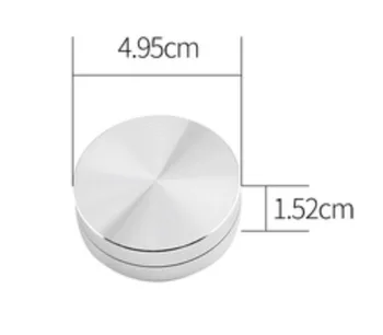 2pcs Diameter:50mm Mini Aluminum Alloy Turntable Bearing Base Display Crafts Swivel Plate
2pcs Diameter:50mm Mini Aluminum Alloy Turntable Bearing Base Display Crafts Swivel Plate