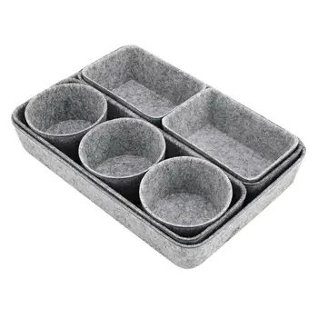 8Pcs/Set Desktop Felt Storage Box Office Home Tray Drawer Divider Organizer Storage Bin Boxes
8Pcs/Set Desktop Felt Storage Box Office Home Tray Drawer Divider Organizer Storage Bin Boxes