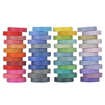 60 Pcs/set Solid Color Rainbow Masking Washi Tape Decorative Adhesive Tape Set DIY Scrapbooking Sticker Paper Label 8mm x 4m
60 Pcs/set Solid Color Rainbow Masking Washi Tape Decorative Adhesive Tape Set DIY Scrapbooking Sticker Paper Label 8mm x 4m