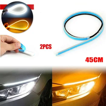 2* 45cm For Headlights Turn Signal Sequential Lights Waterproof Pure High Brightness LED Lamp Strips For Boat/ Motor/ Cabinet
2* 45cm For Headlights Turn Signal Sequential Lights Waterproof Pure High Brightness LED Lamp Strips For Boat/ Motor/ Cabinet