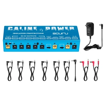 Caline P1 Isolated Power Supply 18V 2A 36W Guitar Effects Pedal 8 Isolated Outputs Power Supply P1 Blue Color Guitar Accessories
Caline P1 Isolated Power Supply 18V 2A 36W Guitar Effects Pedal 8 Isolated Outputs Power Supply P1 Blue Color Guitar Accessories