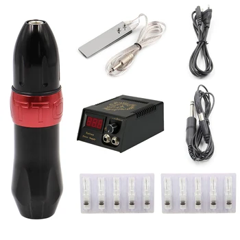 Professional Rotary Tattoo Pen Kit LCD Mini Power Supply Tattoo Cartridge Needles Permanent Makeup Fee Shipping 
Professional Rotary Tattoo Pen Kit LCD Mini Power Supply Tattoo Cartridge Needles Permanent Makeup Fee Shipping
