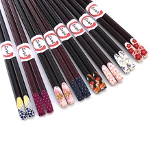 Japan style heat transfer nail wooden chopsticks creative wooden chopsticks gift wooden chopsticks custom 
Japan style heat transfer nail wooden chopsticks creative wooden chopsticks gift wooden chopsticks custom