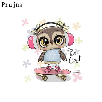 Prajna Cartoon Owls Animal Patches Iron On Heat Transfer Vinyl Thermal Stickers On Kids Clothes T-shirt Washable Stickers Kids 
Prajna Cartoon Owls Animal Patches Iron On Heat Transfer Vinyl Thermal Stickers On Kids Clothes T-shirt Washable Stickers Kids