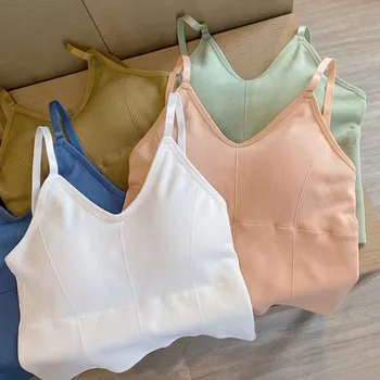 2020 New Sexy Big U Beauty Back Wrap Chest No Steel Ring Comfortable Elastic Seamless Bra Camisole Sexy Lingerie
2020 New Sexy Big U Beauty Back Wrap Chest No Steel Ring Comfortable Elastic Seamless Bra Camisole Sexy Lingerie