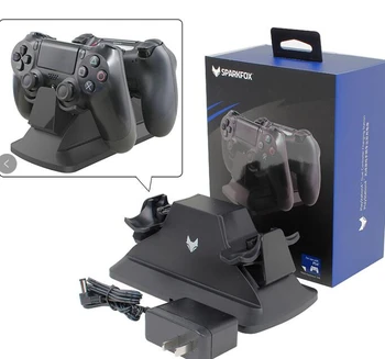 Dual Chargers USB Dual Charging Powered Dock Station Stand Charger ps4 Controller Dock For Joystick ps4 For Playstation 4 PS4
Dual Chargers USB Dual Charging Powered Dock Station Stand Charger ps4 Controller Dock For Joystick ps4 For Playstation 4 PS4