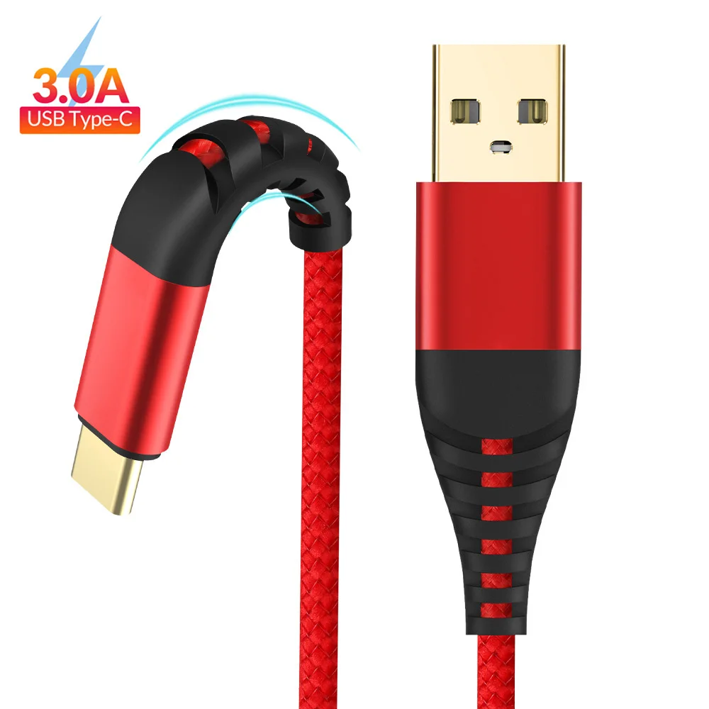 BaySerry USBC Type C Cable for USB C Mobile Cable 3A Quick Charge 3.0 Fast Charging for USB Type-C Devices for Samsung S9 S10 S8
BaySerry USBC Type C Cable for USB C Mobile Cable 3A Quick Charge 3.0 Fast Charging for USB Type-C Devices for Samsung S9 S10 S8