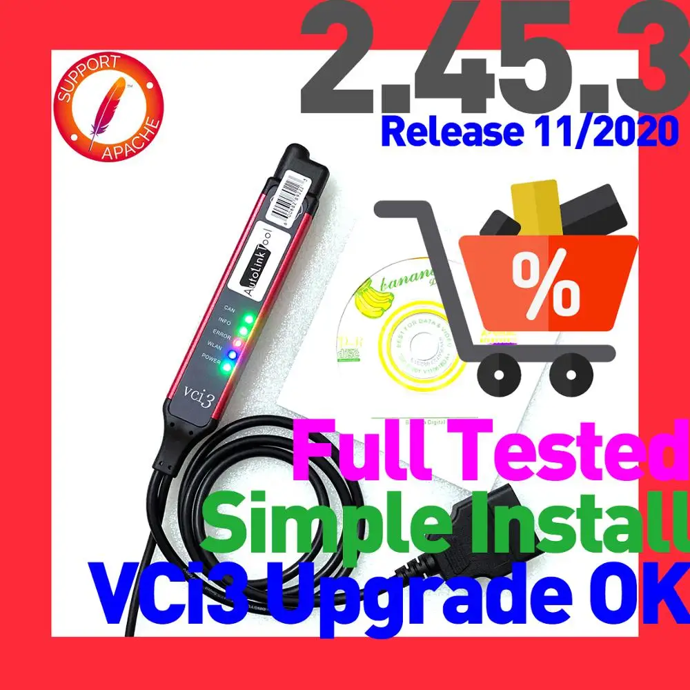 VCI3 Upgrade SDP3 2.45.3 Heavy Duty Engine Diagnostic Professional USBLINK2 DPA5 NOT Compatible / New Release Nov 2020 Discount
VCI3 Upgrade SDP3 2.45.3 Heavy Duty Engine Diagnostic Professional USBLINK2 DPA5 NOT Compatible / New Release Nov 2020 Discount