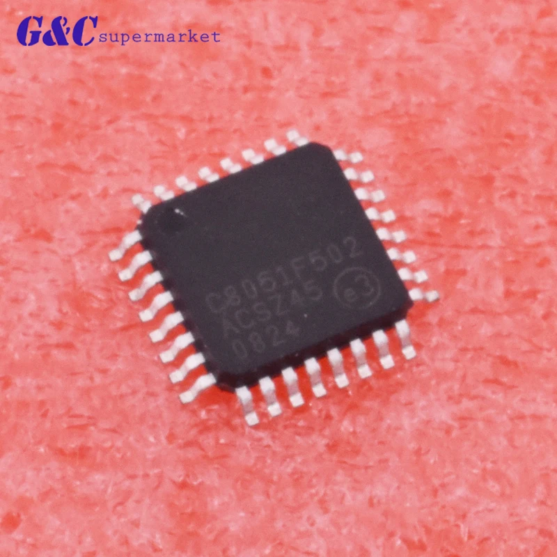 1PCS/5PCS C8051F502-IQ QFP 32PIN Mixed Signal ISP Flash MCU Family IC | Электронные компоненты и принадлежности