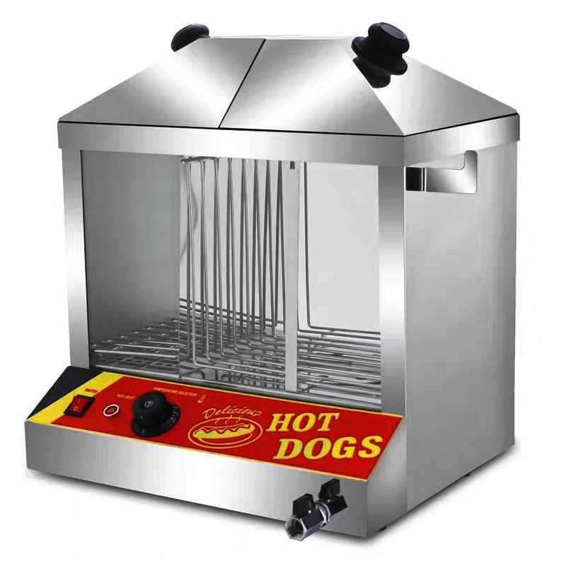 Фото Commercial sausage warmer cabinet steam heating hot dog insulation machine hotdog warming steamer equipment np-755 | Бытовая техника