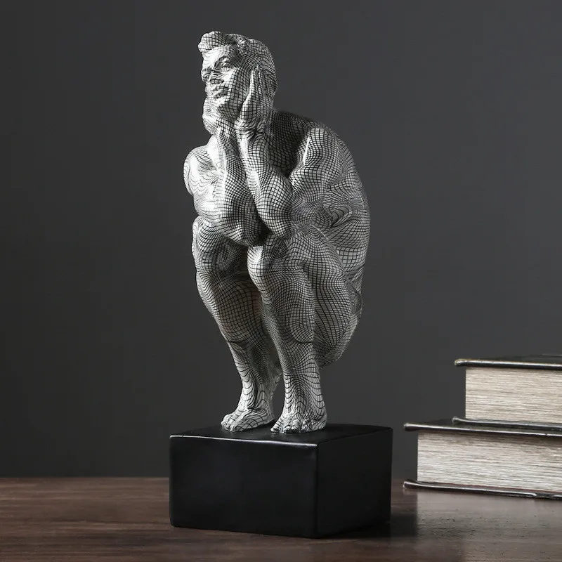 Creative Character statue decoracion hogar moderno Thinker Sculpture Room Craft Desk home decor accessories estatuas decorativas
Creative Character statue decoracion hogar moderno Thinker Sculpture Room Craft Desk home decor accessories estatuas decorativas