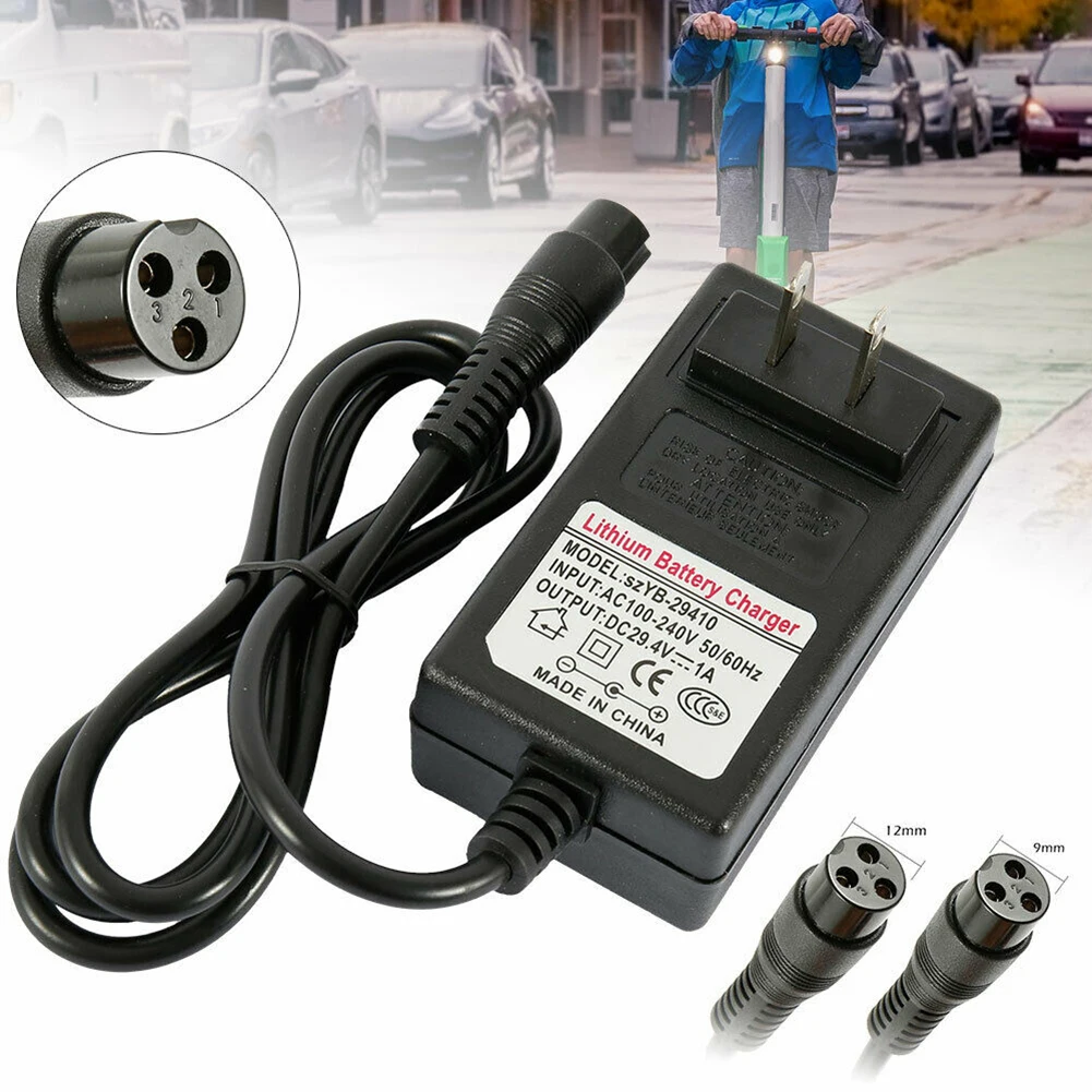 29.4V 1A Lithium Battery Charger Adapter For Self Balancing Scooter Wheel Lithium Battery Charger Adapter For Self Balancing
29.4V 1A Lithium Battery Charger Adapter For Self Balancing Scooter Wheel Lithium Battery Charger Adapter For Self Balancing