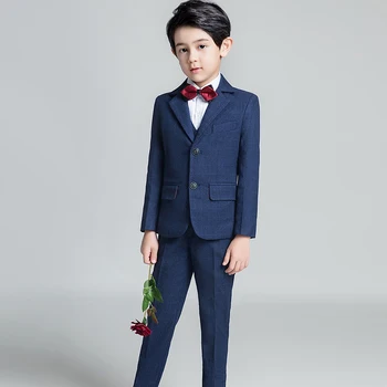 YuanLu Boys Suits For Wedding Party Piano Blazer Jacket 5PCS Formal Costum Children Clothes Blue Kids Suits
YuanLu Boys Suits For Wedding Party Piano Blazer Jacket 5PCS Formal Costum Children Clothes Blue Kids Suits