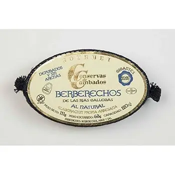 Conservas de Cambados - Berberechos de las rías gallegas al natural 20-30 piezas
Conservas de Cambados - Berberechos de las rías gallegas al natural 20-30 piezas