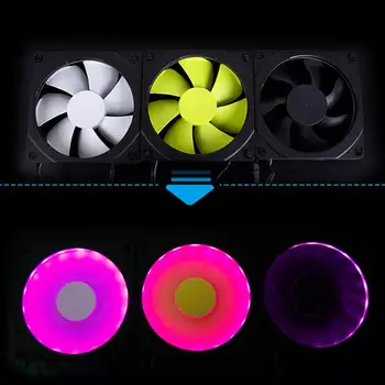 4 Pin Ultra-Thin 10 Colors RGB Light 18 LED Ring Halo Aperture for 120mm Cooling Fan Computer PC Cooler Fan
4 Pin Ultra-Thin 10 Colors RGB Light 18 LED Ring Halo Aperture for 120mm Cooling Fan Computer PC Cooler Fan