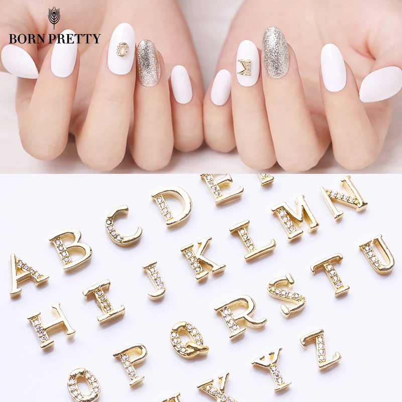 1Pc Capital English letters 3D Nail Decorations Flat Back Crystal Rhinestone Shaped Mental Nail DIY Designs Accessories
1Pc Capital English letters 3D Nail Decorations Flat Back Crystal Rhinestone Shaped Mental Nail DIY Designs Accessories