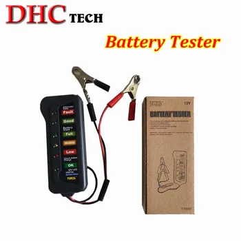 12V Car Battery Tester Check Car Battery Condition& Alternator Charging 6 LED Display indication Battery auto Diagnostic Tool
12V Car Battery Tester Check Car Battery Condition& Alternator Charging 6 LED Display indication Battery auto Diagnostic Tool