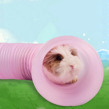 Pet Tunnel Lovely Plastic Rabbit Tunnel Pet Toy Rabbit Ferret Hamster Guinea Pig Hamster Toy Tunnel for Small Pet
Pet Tunnel Lovely Plastic Rabbit Tunnel Pet Toy Rabbit Ferret Hamster Guinea Pig Hamster Toy Tunnel for Small Pet