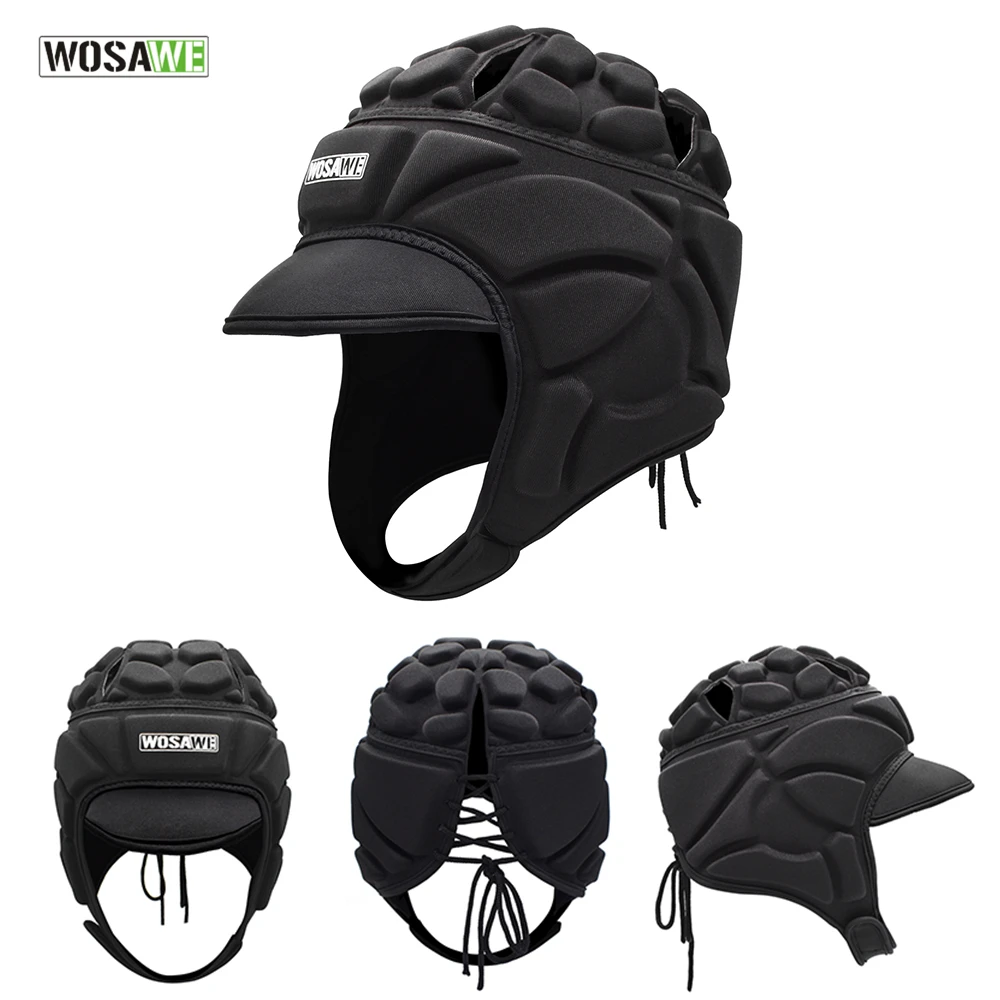 WOSAWE Football Soccer Goalkeeper Helmet Sports Rugby Cap Head Guard Goalie Roller Hat Fiber Head Protector Ski Surfing Helmet
WOSAWE Football Soccer Goalkeeper Helmet Sports Rugby Cap Head Guard Goalie Roller Hat Fiber Head Protector Ski Surfing Helmet