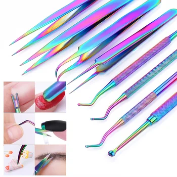 8 Style Stainless Steel Cuticle Remover Colorful Double Head Pusher Finger Dead Skin Push Tweezers Care Tools 
8 Style Stainless Steel Cuticle Remover Colorful Double Head Pusher Finger Dead Skin Push Tweezers Care Tools