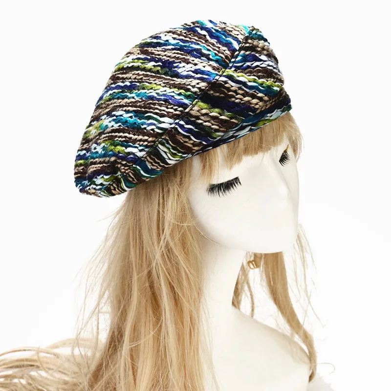 Autumn women casual thick warm artist hat Crochet knitted pumpkin caps Warm berets LVYI064
Autumn women casual thick warm artist hat Crochet knitted pumpkin caps Warm berets LVYI064