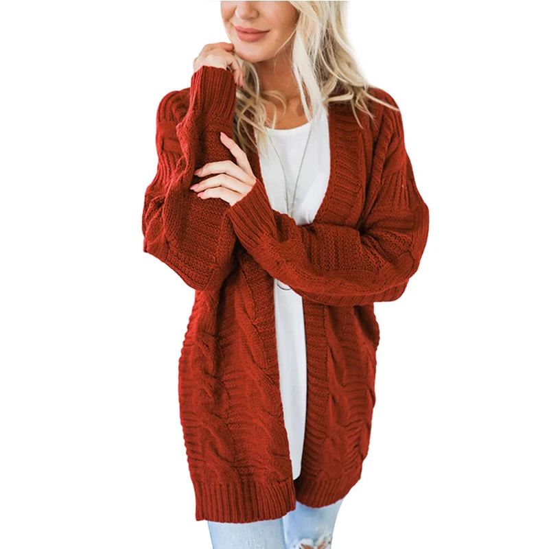 2020 Autumn and Winter New Product Cardigan European and American Style Solid Color Thick Knit Sweater Plus Size Cardigan Casual
2020 Autumn and Winter New Product Cardigan European and American Style Solid Color Thick Knit Sweater Plus Size Cardigan Casual
