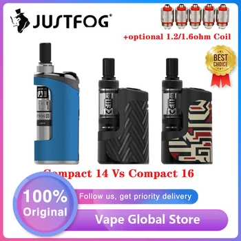 Original JUSTFOG Compact 16 Kit 1400mAh All-day-long Battery & 1.9ml Q16 Pro-C clearomizer Top Filling E-cig Vape Kit VS Q16 Pro
Original JUSTFOG Compact 16 Kit 1400mAh All-day-long Battery & 1.9ml Q16 Pro-C clearomizer Top Filling E-cig Vape Kit VS Q16 Pro