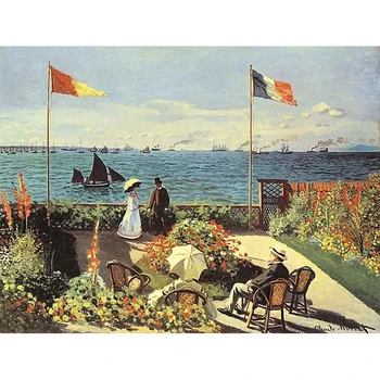 Vacation Painting By Number Monet Art Work DIY Digital Cavans Acrylic Painted For Adults Handpainted Home Hall Way Wall Decor 
Vacation Painting By Number Monet Art Work DIY Digital Cavans Acrylic Painted For Adults Handpainted Home Hall Way Wall Decor