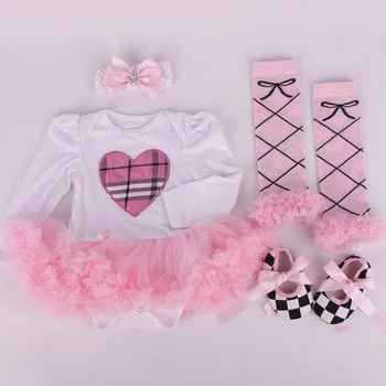 Newborn Baby Girl Clothes Brand Baby 4Pcs Clothing sets Tutu Romper Roupas De Bebes Menina Infant 0-2T Baby Christmas Outfits
Newborn Baby Girl Clothes Brand Baby 4Pcs Clothing sets Tutu Romper Roupas De Bebes Menina Infant 0-2T Baby Christmas Outfits