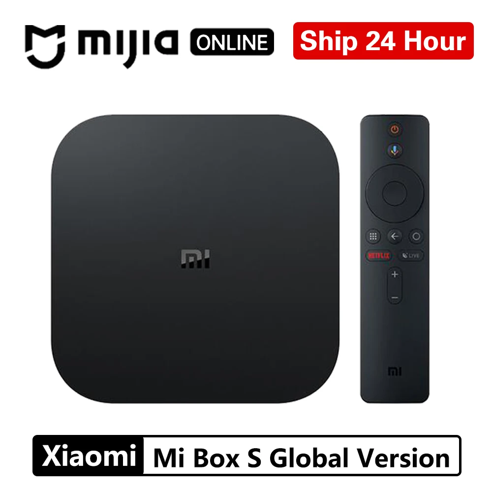 Global Version Xiaomi Mi Box S 4K HDR Android Streaming Media Player and Google Cast Netflix IPTV Set Top Assistant Remote Smart
Global Version Xiaomi Mi Box S 4K HDR Android Streaming Media Player and Google Cast Netflix IPTV Set Top Assistant Remote Smart