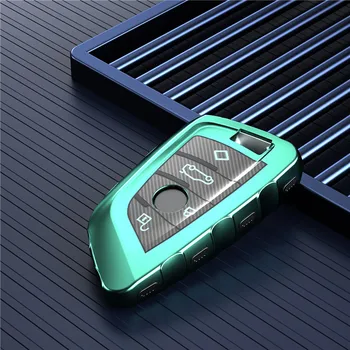 Carbon fiber pattern all-inclusive TPU car key case For BMW X1 X5 X6 F15 F16 F48 BMW 1/2 Series car key blank car key holder 
Carbon fiber pattern all-inclusive TPU car key case For BMW X1 X5 X6 F15 F16 F48 BMW 1/2 Series car key blank car key holder