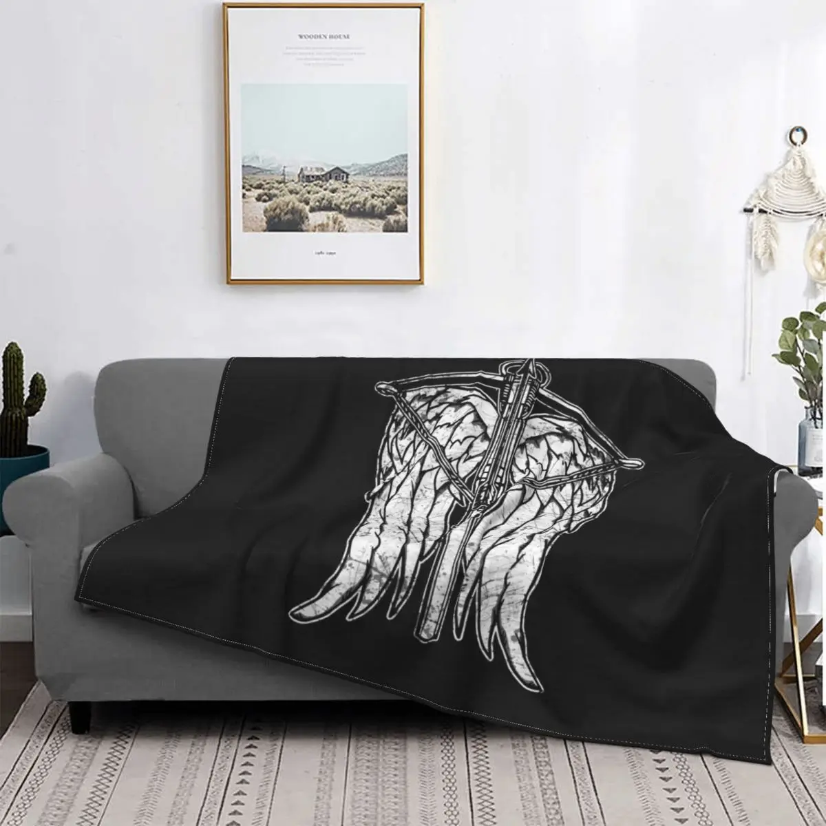 Angel Wings Crossbow Blanket The Walking Dead Horror Movie Fleece Awesome Warm Throw Blanket for Bedspread Autumn/Winter
Angel Wings Crossbow Blanket The Walking Dead Horror Movie Fleece Awesome Warm Throw Blanket for Bedspread Autumn/Winter